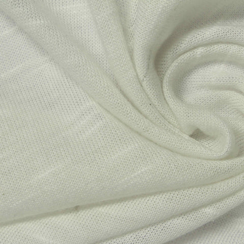 Pale Grey Heathered-Marl Jersey Knit, Poly-Viscose