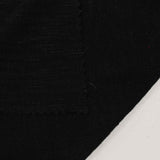 Viscose Polyester Stretch Chunky Knit Fabric, 245 gsm, 160 cm — Black — photo 3