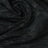 Dark Grey Tone-on-Tone Jersey Knit, Polyester — photo 3