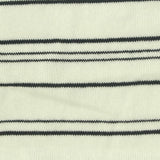Black Horizontal-Stripe Chunky Knit, Cotton — photo 3