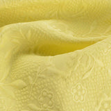 Yellow Tone-on-Tone Floral Jacquard, Poly-Cotton — photo 3