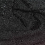 Black Openwork-Diamond Warp Knit, Spandex — photo 3