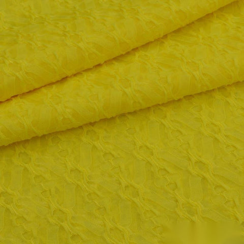 Yellow Tone-on-Tone Jacquard, Polyester, 170 gsm