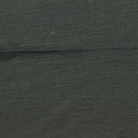 Dark Green Marl Jersey Knit, Poly-Viscose, 170 gsm