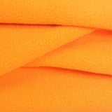 100% Polyester Fleece Fabric, 280 gsm, 152 cm — Orange — photo 3