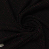 Black Marl Interlock Knit, Polyester — photo 3