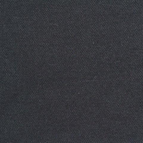 Polyester Viscose Piqué Knit Fabric, 315 gsm, 150 cm — Black