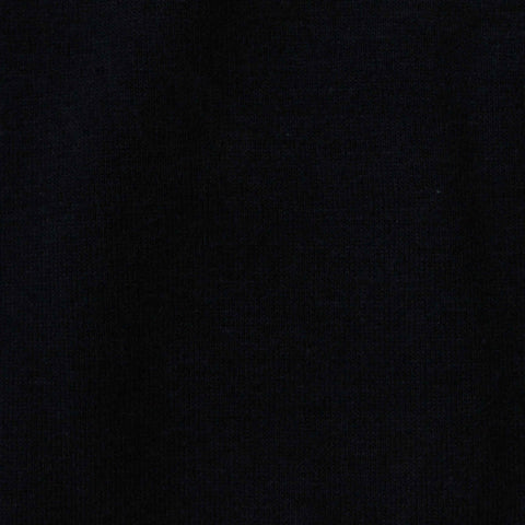 Cotton Stretch Jersey Knit Fabric, 140 gsm, 150 cm — Black
