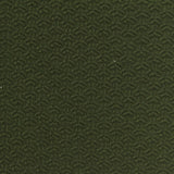 Dark Green Tone-on-Tone Interlock Knit, Polyester — photo 3