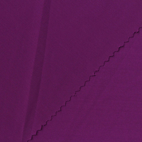 Polyester Stretch Jersey Knit Fabric, 170 gsm, 155 cm — Purple