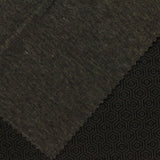 Black Tone-on-Tone Interlock Knit, Poly-Cotton — photo 3