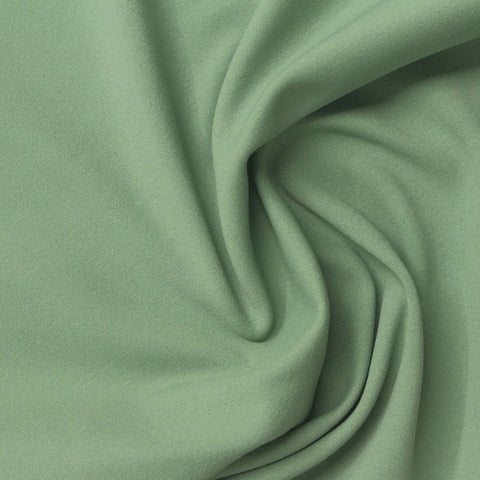 Muted Sage Interlock Knit, Nylon-Spandex