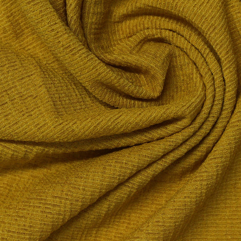 Polyester Stretch Crepe Fabric, 180 gsm, 125 cm — Khaki