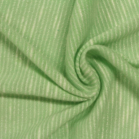 Light Green Marl Chunky Knit, Poly-Viscose, 189 gsm