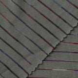 Grey Horizontal-Stripe Knit, Viscose — photo 3