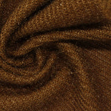 Brown Textured Rib Knit, Polyester — photo 3