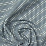 White Horizontal-Stripe Knit, Nylon-Poly — photo 3