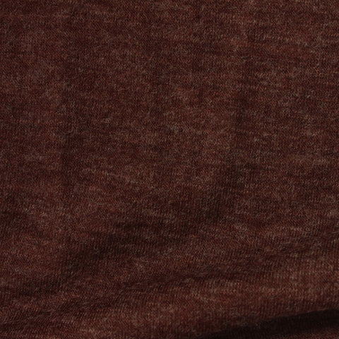 Brown Marl Jersey Knit, Acrylic-Nylon