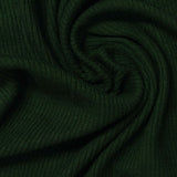 Viscose Stretch Rib Knit Fabric, 259 gsm, 125 cm — Green — photo 3