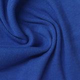 Cotton Stretch Rib Knit Fabric, 255 gsm, 120 cm — Blue — photo 3