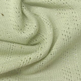 Pale Green Vertical-Eyelet Pointelle Knit, Polyester — photo 3