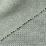 Polyester Cotton Waffle Knit Fabric, 290 gsm, 165 cm — Grey — photo 3