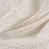 Jacquard 100% Polyester Chunky Knit Fabric, 155 gsm — White — photo 3