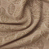 Green Leaves Interlock Knit, Poly-Metallic — photo 3