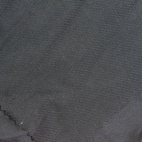 100% Polyester Piqué Knit Fabric, 135 gsm, 165 cm — Grey