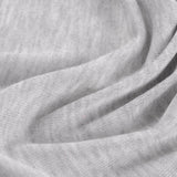 Light Grey Marl Jersey Knit, Poly-Viscose — photo 3