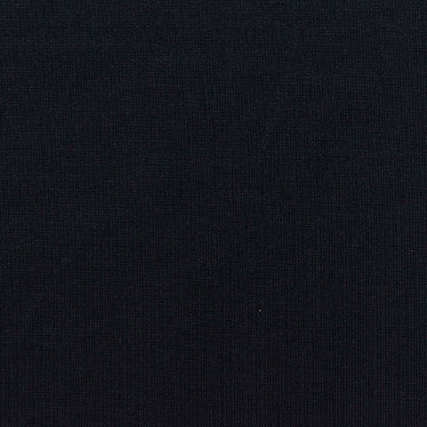 Polyester Viscose Stretch Scuba Knit Fabric, 280 gsm, 160 cm — Black