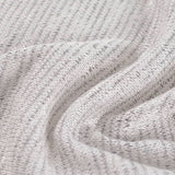 Light Grey Heathered-Marl Chunky Knit, Viscose-Poly — photo 3