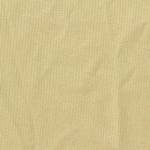 Polyester Stretch Rib Knit Fabric, 225 gsm, 160 cm — Khaki