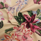 Pink Floral Knit, Cotton — photo 3