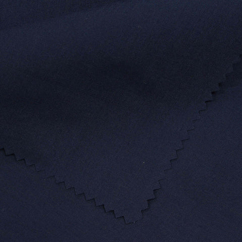 Dark Navy Poplin, Poly-Cotton