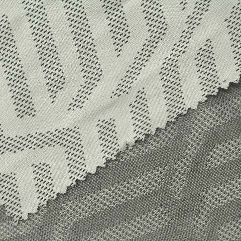 Grey Wavy-Leaf Mesh, Polyester