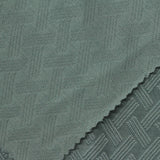 Teal Tone-on-Tone Pointelle Knit, Polyester — photo 3