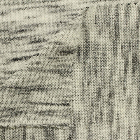 Heathered Grey Marl Chunky Knit, Poly-Cotton