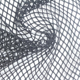 Polyester Stretch Mesh Fabric, 120 gsm, 160 cm — Grey — photo 3