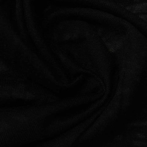 Black Abstract Knit, Poly-Viscose