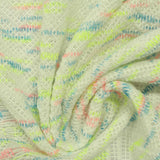 Neon Pink Marl Jersey Knit, Polyester — photo 3