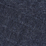 Dark Blue Marl Rib Knit, Poly-Viscose — photo 3