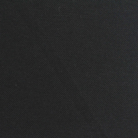 Tencel Lyocell Polyester Piqué Knit Fabric, 240 gsm, 165 cm — Black