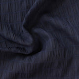 Dark Blue Tone-on-Tone Square Jacquard, Polyester — photo 3
