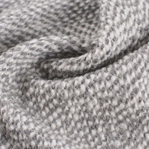 Grey Marl Knit, Polyester, 493 gsm