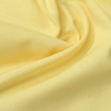 Slub Polyester Viscose Linen-Look Fabric, 140 gsm, 170 cm — Yellow — photo 3