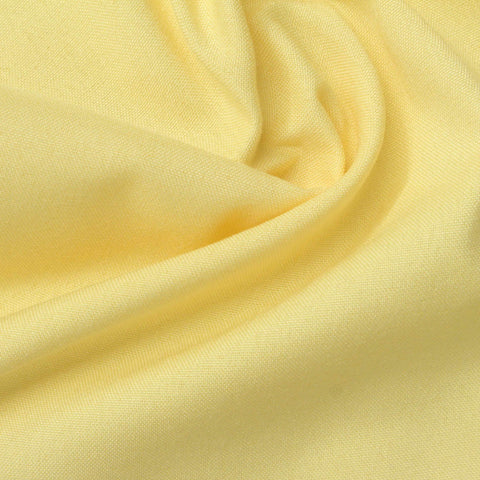 Pale Yellow Linen-Look, Poly-Viscose