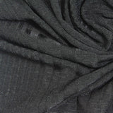Dark Grey Heather Rib Knit, Polyester — photo 3