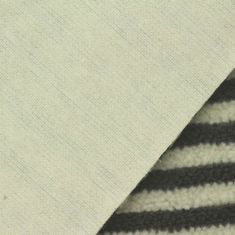 Polyester Cotton Knit Fabric, 390 gsm, 176 cm — Grey