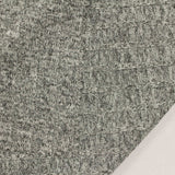 Grey Heather Rib Knit, Poly-Viscose — photo 3